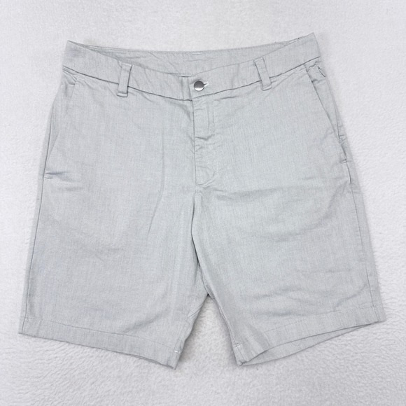 lululemon athletica Other - Lululemon Commission Shorts Mens Size 32 Gray 9" Inseam Chino Athleisure Casual